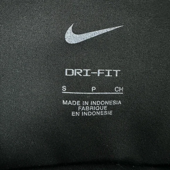 Nike Dri-FIT Women’s Black Biker Shorts High Rise Athletic Size Small - Picture 4 of 5